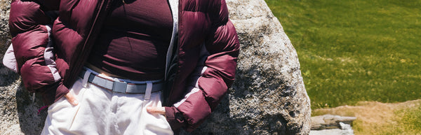 woman wearing pink belt