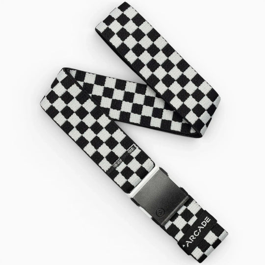 Check Belt - Black Glacial