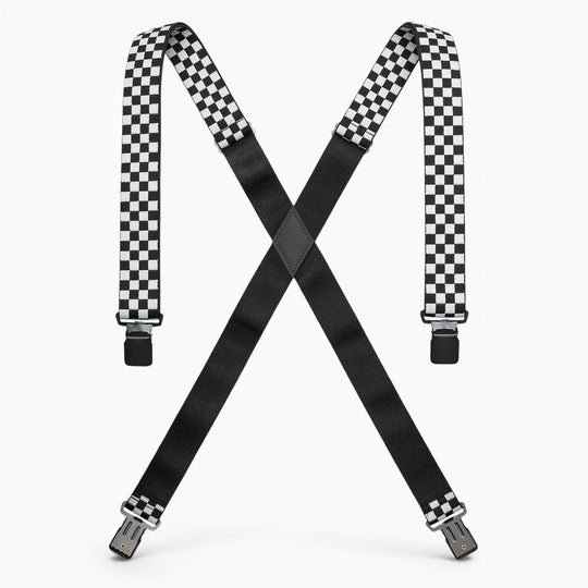 Jessup Suspenders - Black Glacial