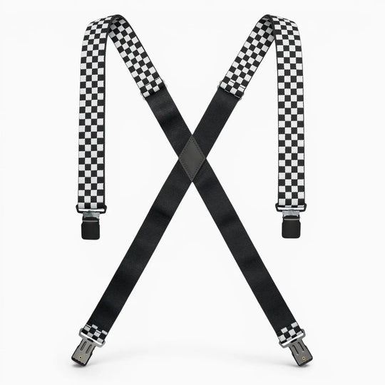 Jessup Suspenders - Black Glacial