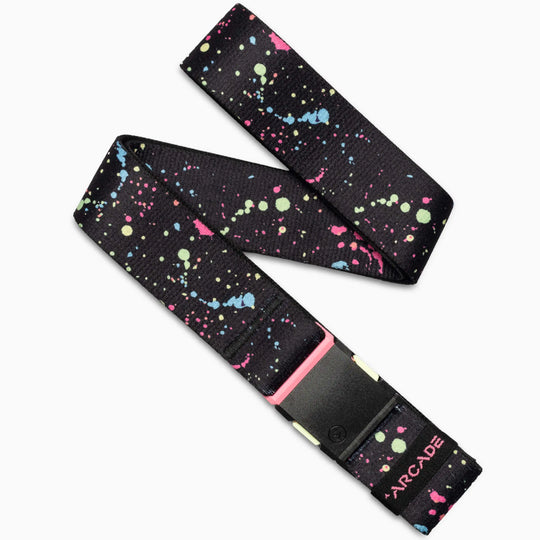 Splatter Belt - Black Neon
